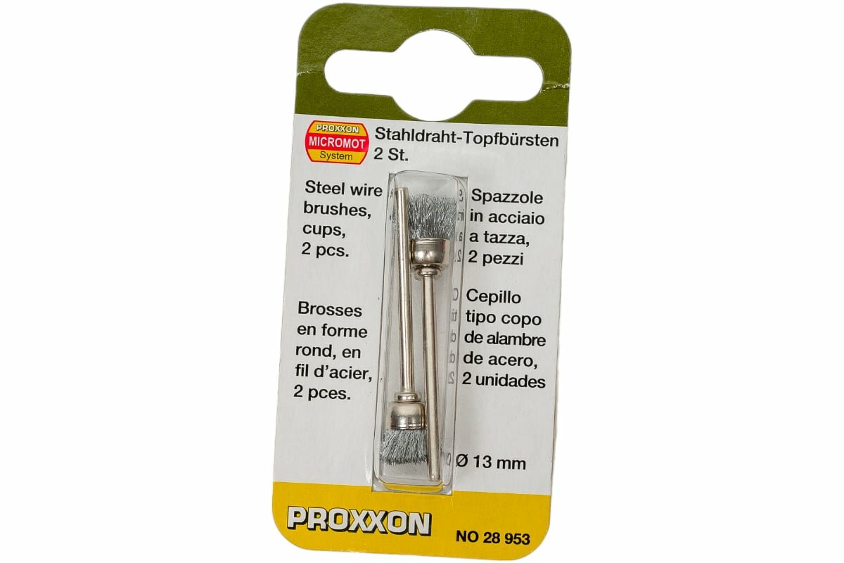 Щетка стальная (2 шт; 13 мм) Proxxon PR- 28953