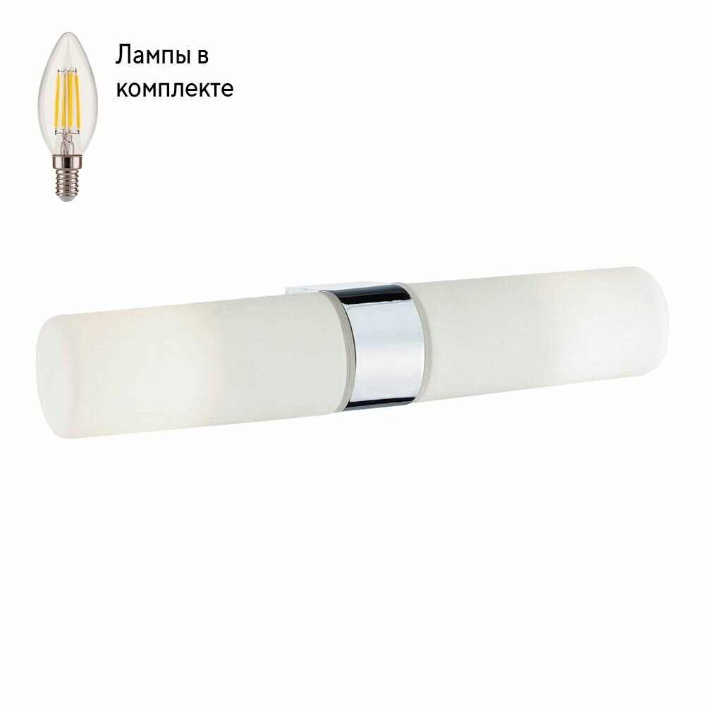 Светильник настенный для ванной комнаты. с Led лампочками в комплекте Velante 259-101-02+Lamps