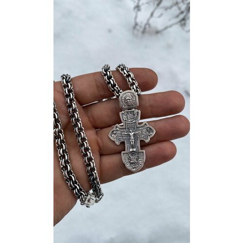 Ювелирный комплект серебро 925 проба чернение длина 60 см 57200₽