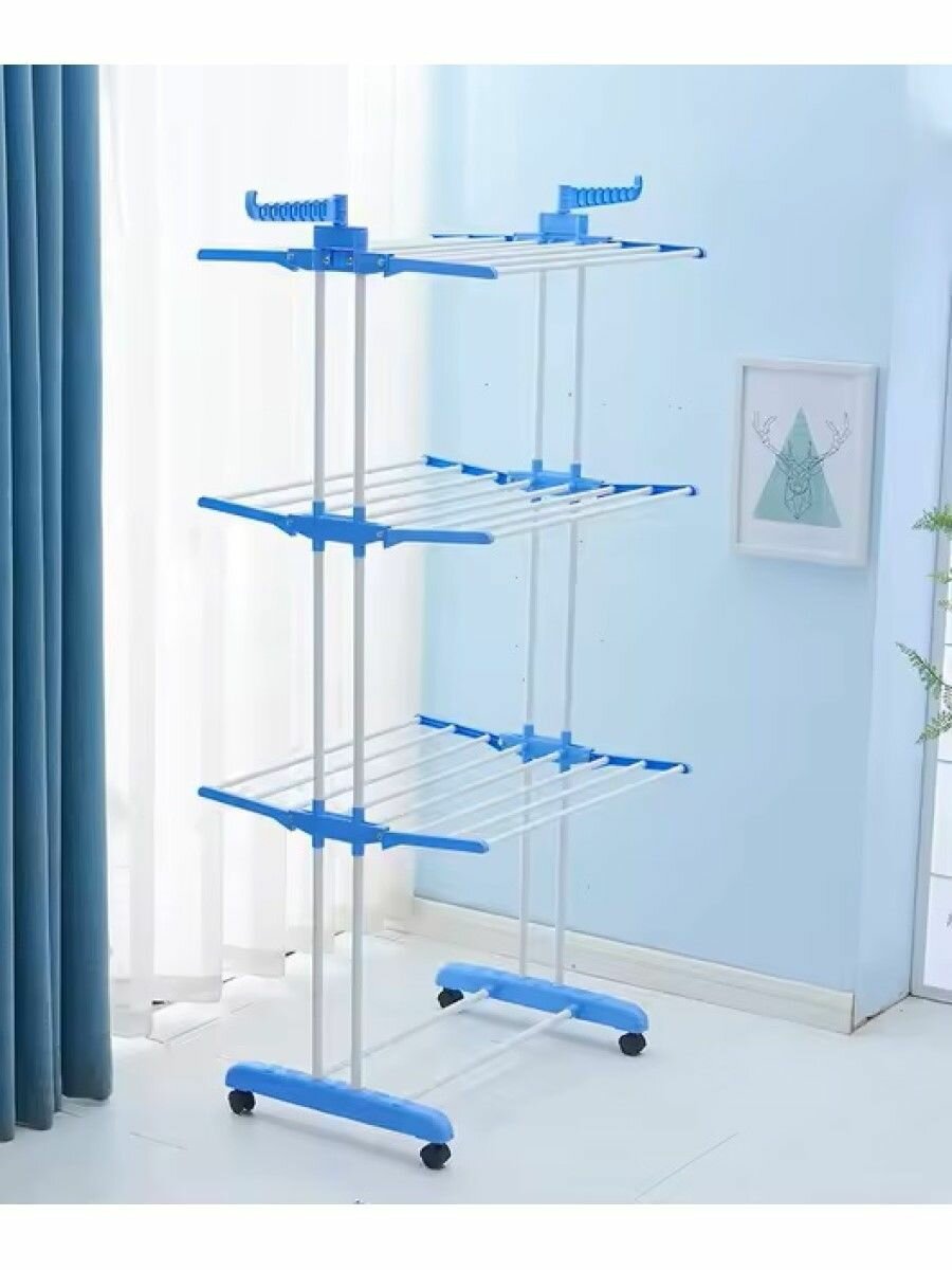 Сушилка для белья напольная раскладная 50 кг. — фото 1