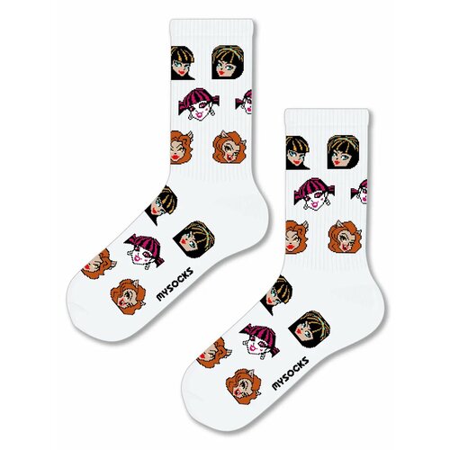 фото Носки mysocks, размер 36-43, белый