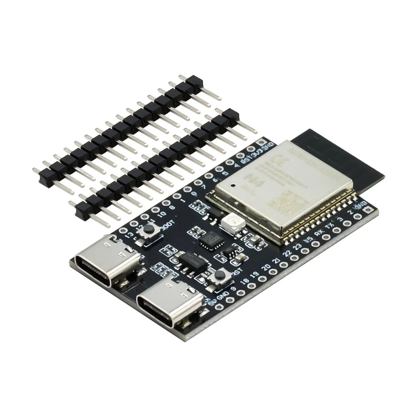 ESP32-C6 ESP32 WiFi + Bluetooth Интернет вещей Двойная плата разработки Type-C ESP 32 Основная плата ESP32-C6-DevKit C для Arduino, ESP32-C6-N4 unwelded