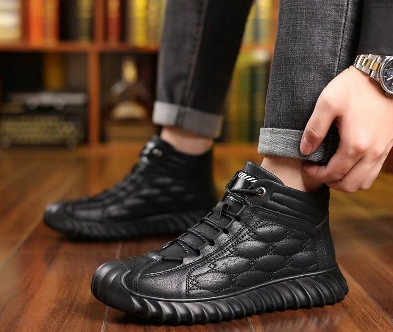 Ботинки, размер 44, черный — фото 1