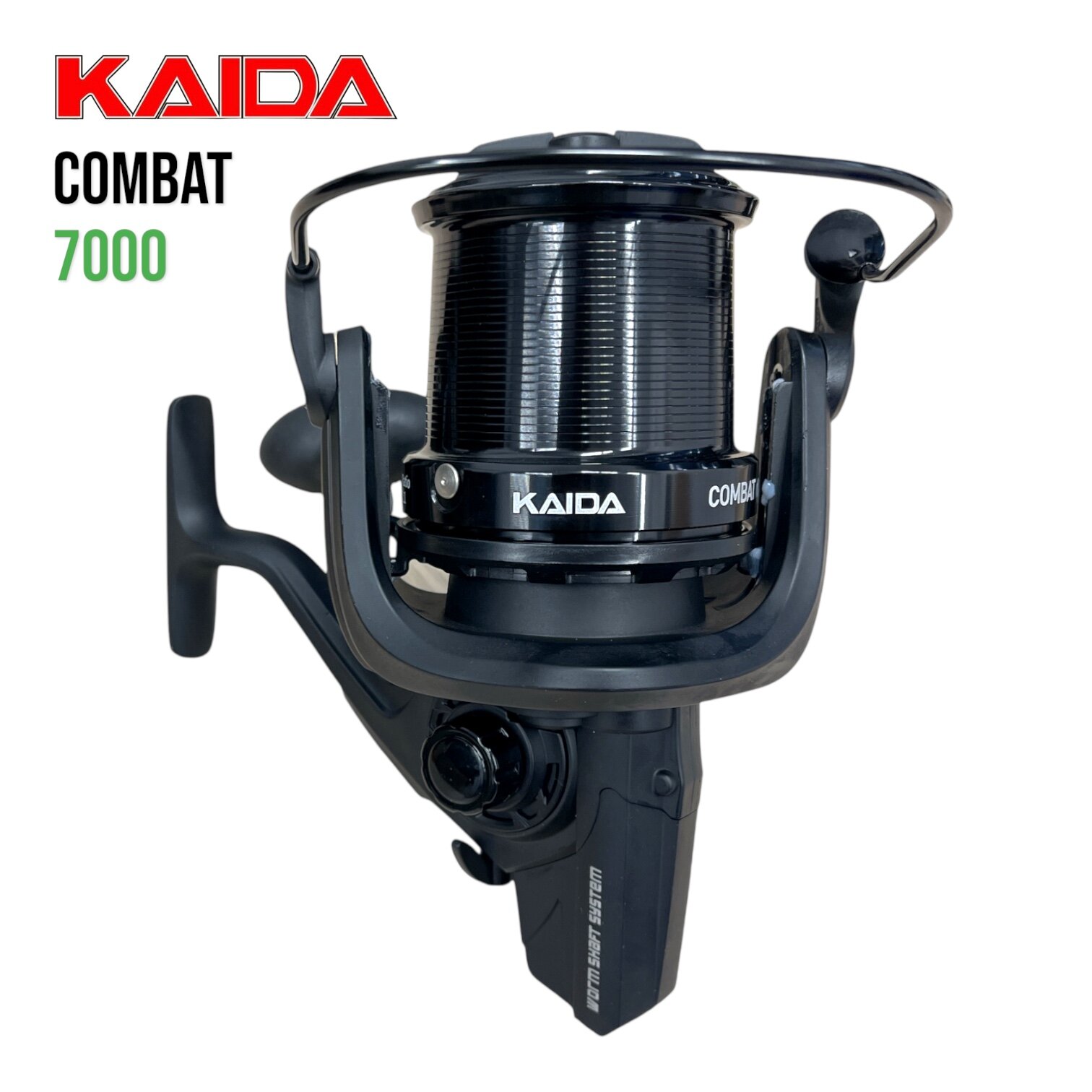 Катушка Kaida Combat 7000 9+1 карповая, силовая, катушка на трофейную рыбу кайда комбат