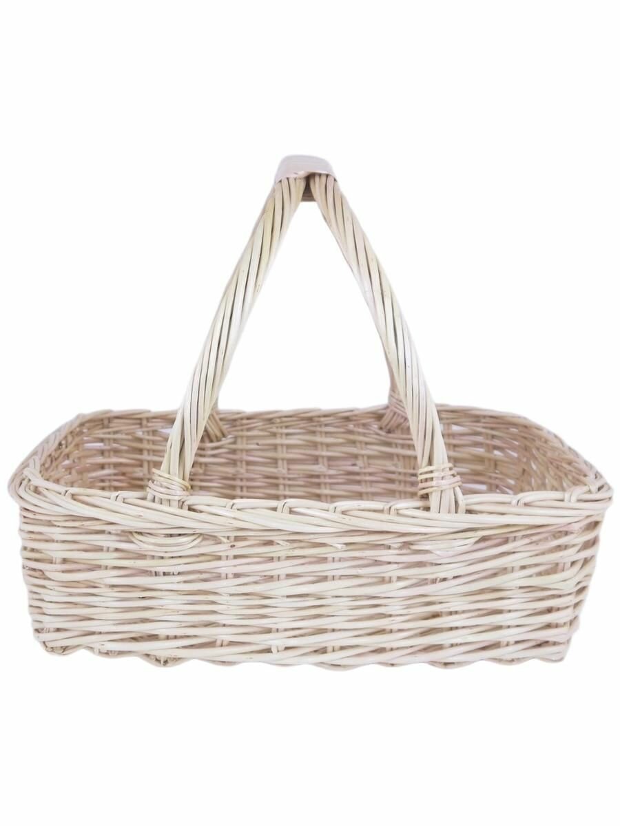 Корзина плетеная "Продуктовая" №1 прямоугольная пасхальная ручное плетение из лозы