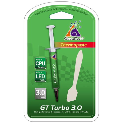 Термопаста Glacialtech GT TURBO 3.0 шприц 3 г