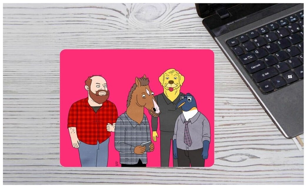 Коврик для мыши Конь БоДжек BoJack Horseman №1