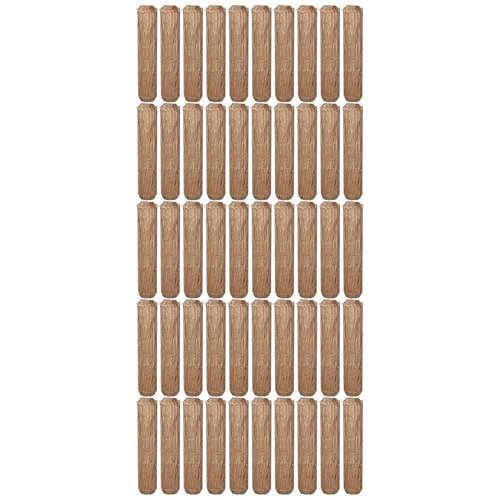 Шкант деревянный мебельный 8x40мм, 50шт с насечкой, бук, бежевый