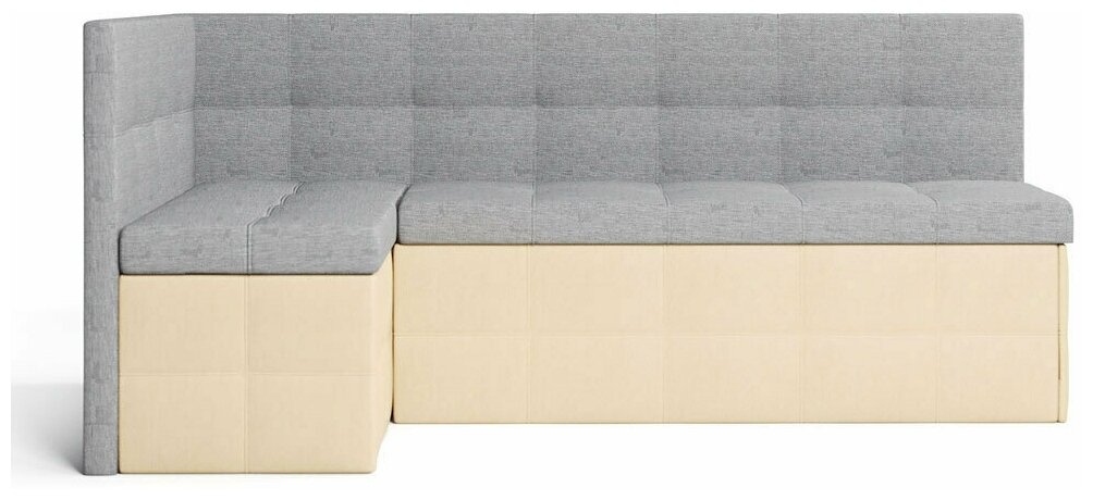 Кухонный угловой диван-кровать Домино, механизм Выкатной, 178х104х78 см, кухонный уголок, ППУ, ящик для белья, без подлокотников