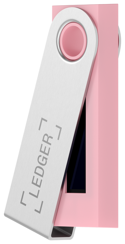 Холодный кошелек для криптовалют Ledger Nano S Flamingo Pink, Розовый