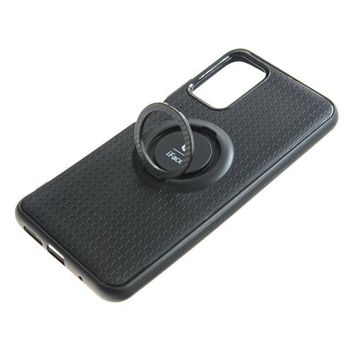 Накладка iFace с кольцом для Xiaomi Poco M3 черный