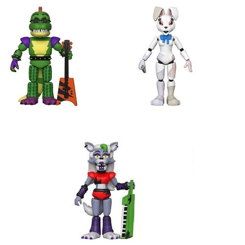 Набор из 3 подвижных фигурок фнаф 5 ночей с Фредди Five Nights at Freddy's Аниматроники 14 см
