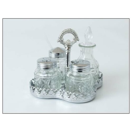 Набор для специй 4 предмета на подставке