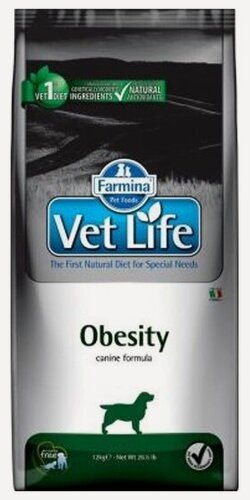 Изображение товара Корм сухой для собак Farmina Vet Life Obesity 12 кг
