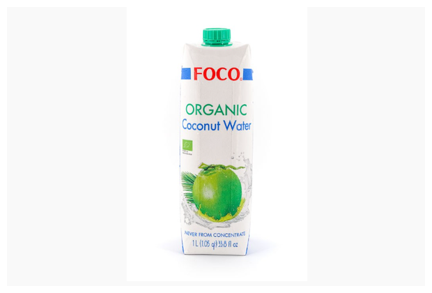 ORGANIC кокосовая вода "FOCO" 1л Tetra Pak - фотография № 5