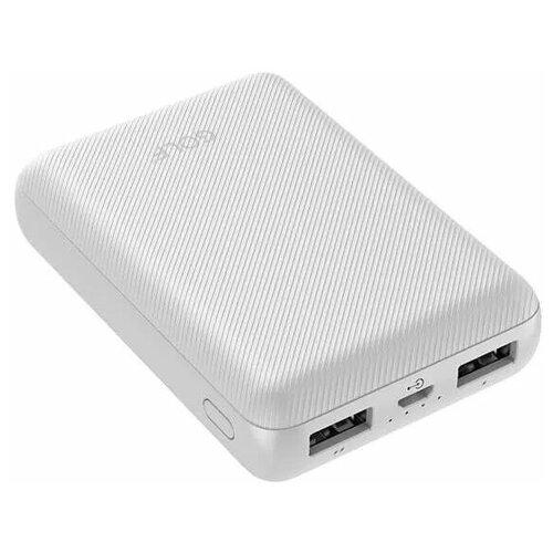 Внешний аккумулятор GOLF G42 10000 mah Кабель Micro usb In Micro usb Out USB 1 А 21A белый 88800₽