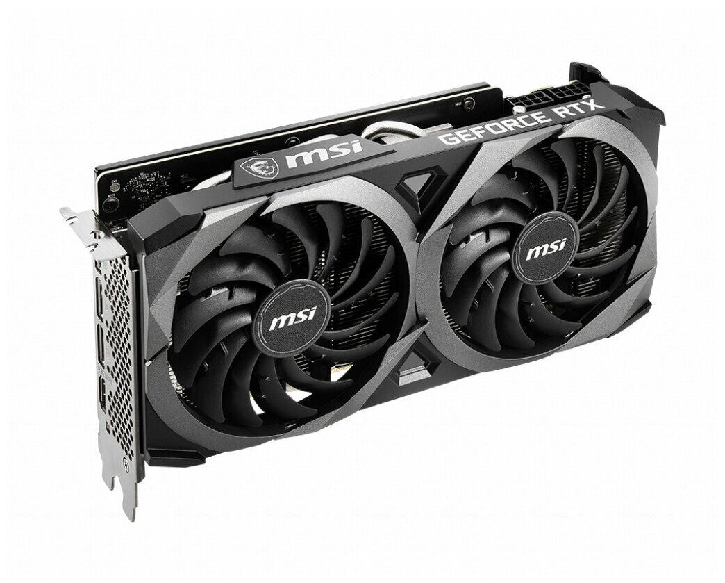 Видеокарта MSI GeForce RTX 3070 VENTUS 2X OC 8ГБ GDDR6 OC RTX 3070 VENTUS 2X 8G OC LHR