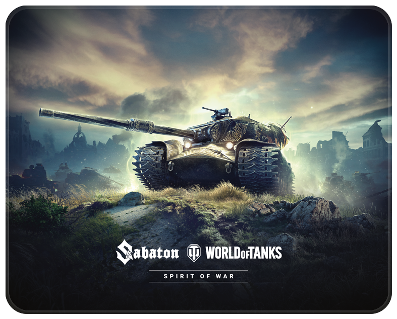 Коврик для мыши World of Tanks Sabaton Spirit of War Limited Edition Large