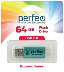 USB флешка Perfeo USB 64GB E01 Green ES