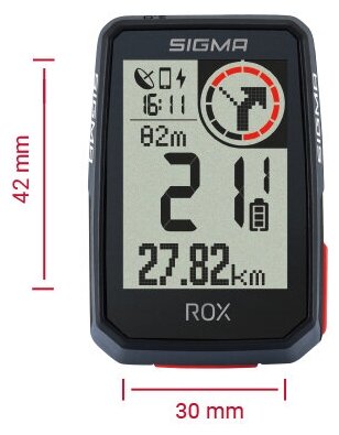Велокомпьютер SIGMA ROX 2.0 чёрный