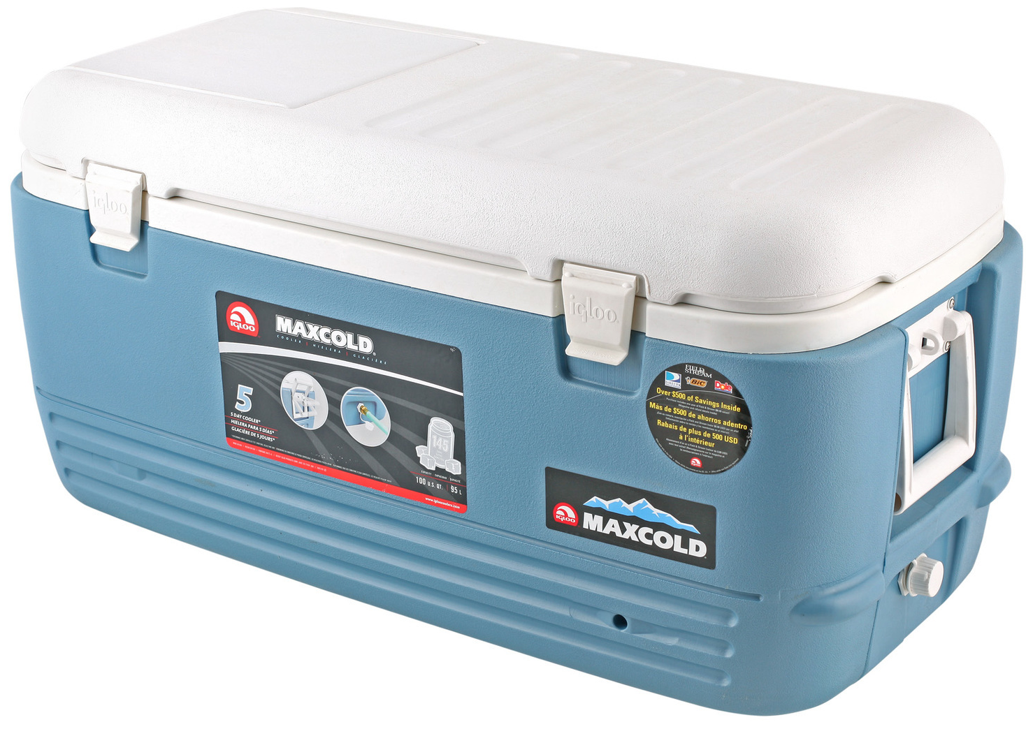 Изотермический контейнер (термобокс) Igloo MaxCold 100 (95 л серый