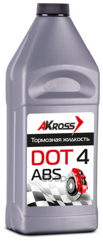 Тормозная Жидкость Dot-4 (Серебро) 910г AKross арт. AKS0004DOT