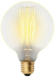 Лампа накаливания E27 60W золотистый, Uniel