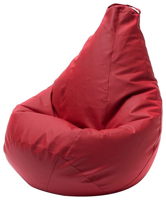 Dreambag Кресло Мешок Груша Красная ЭкоКожа (L, Классический)