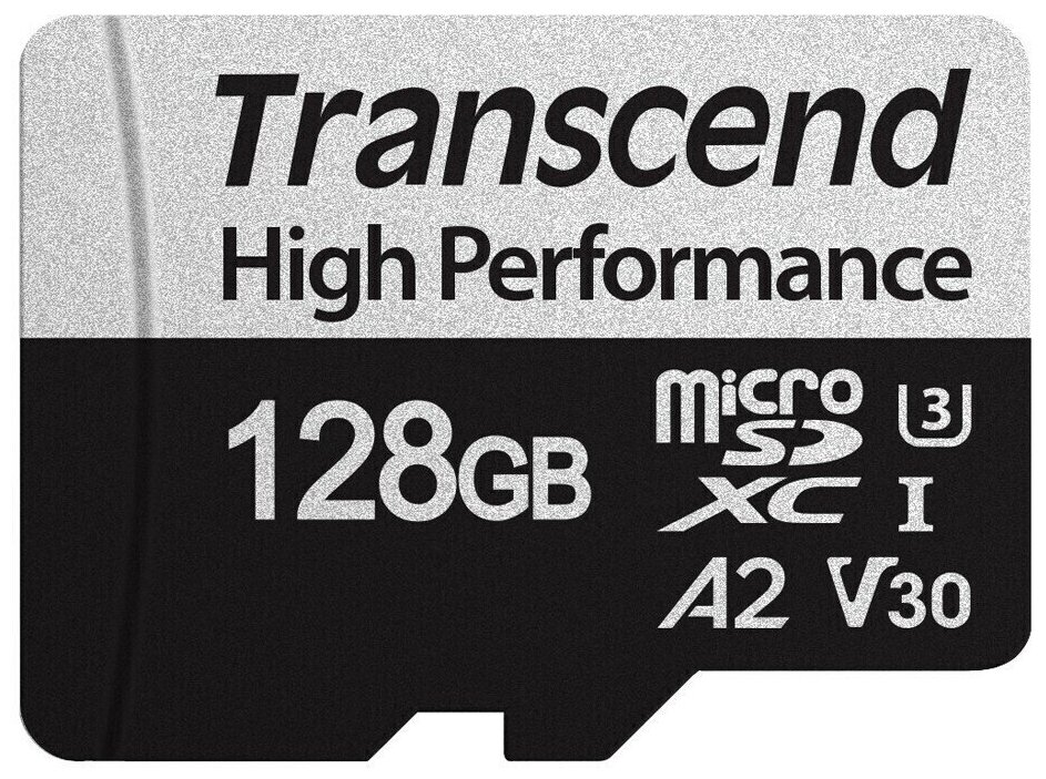 Карта памяти 128GB Transcend SDXC 330S A2/V30/U3/Class 10 - фото №3