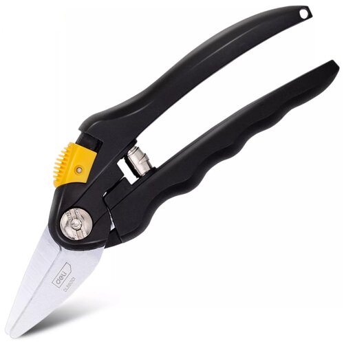 Секатор Deli Tools DL580101 черный..