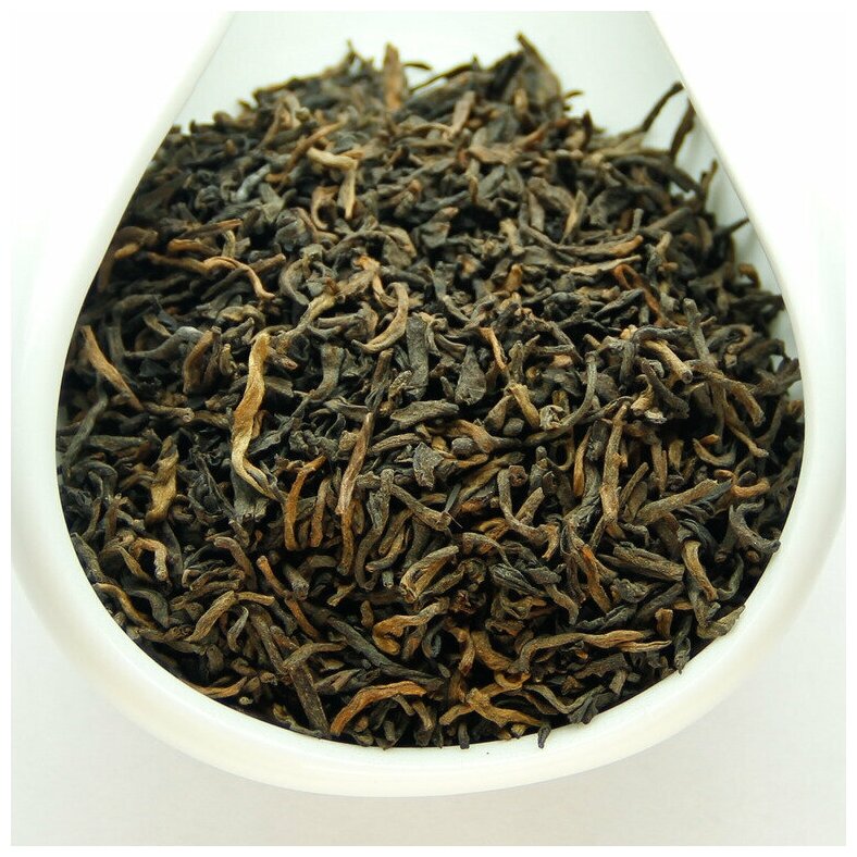 Аромат чая, Пуэр Шу Гун Тин, Дворцовый Шу Пуэр, Китайский черный чай, листовой чай, 100гр
