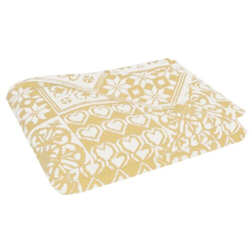 Одеяло байковое Бежевое Кружево 5772ВЖК 150*215