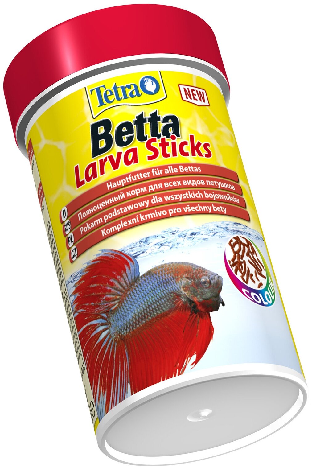 Корм для рыб Tetra Betta LarvaSticks 100мл плавающие палочки - фотография № 11