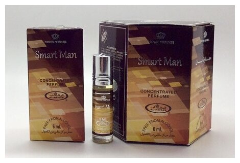 Духи масляные арабские мужские Smart Man Al Rehab 6 мл.