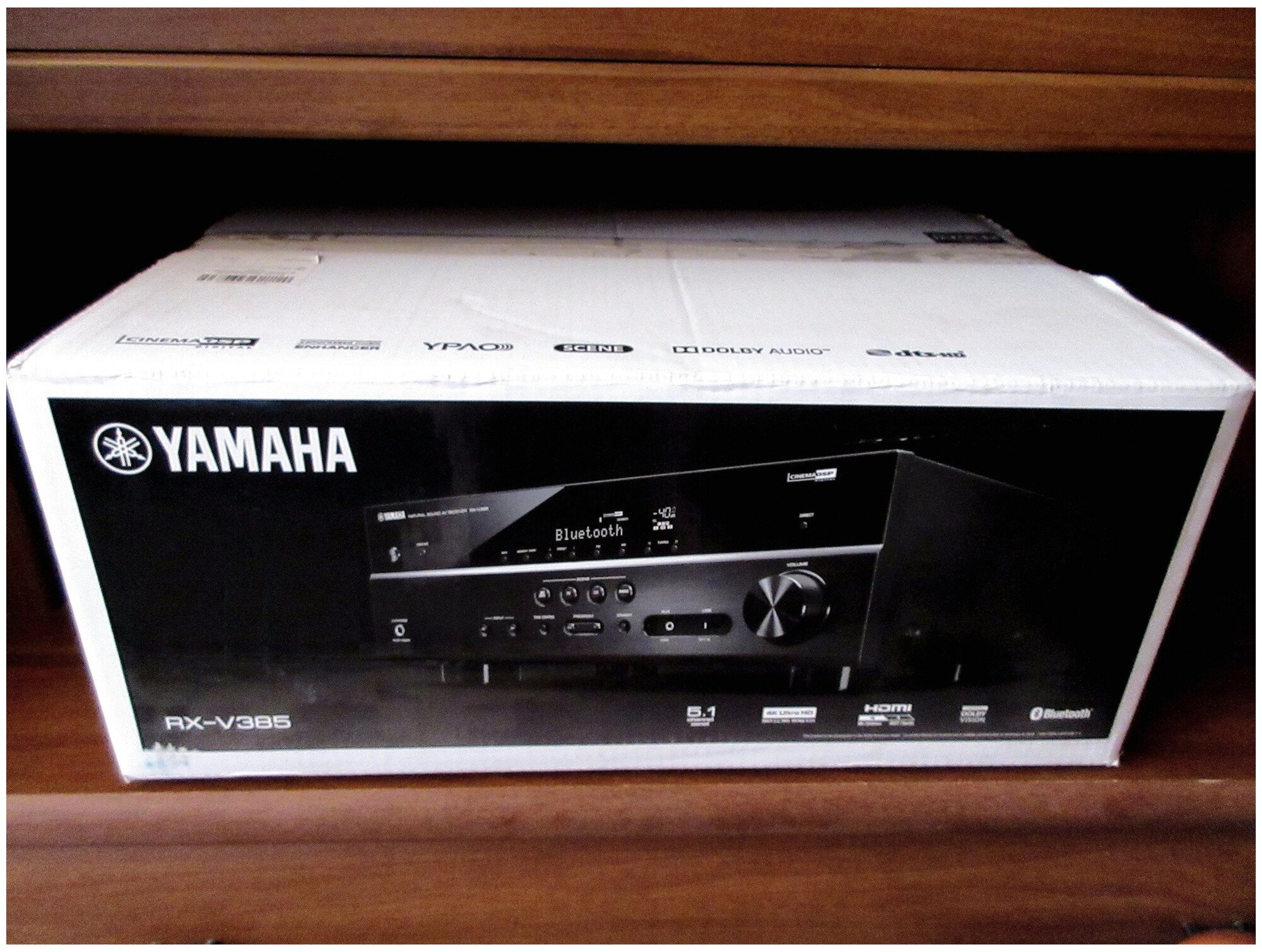 Цифровой тюнер Yamaha RX-V385 5.1 черный