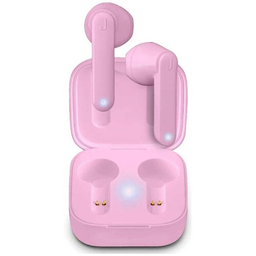 Наушники SBS Jaz Sweet Twin Bluetooth 50 с зарядным кейсом 300мАч розовый TEJZEARTWSHIHATBTP 431200₽