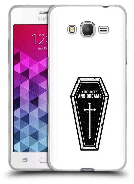 Чехол задняя-панель-накладка-бампер MyPads гроб с мечтами для Samsung Galaxy Grand Prime/Prime VE Duos SM-G530 противоударный