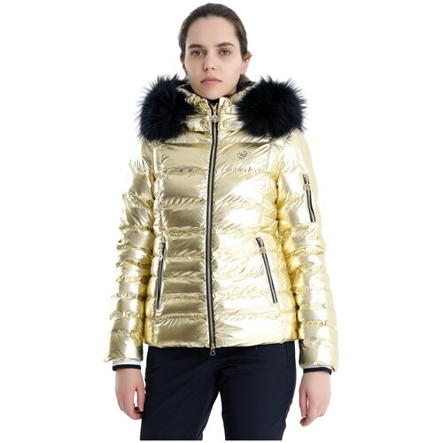 Куртка горнолыжная Sportalm 2020-21 Kyla Metallic m K+P Fur Gold (EUR:34)