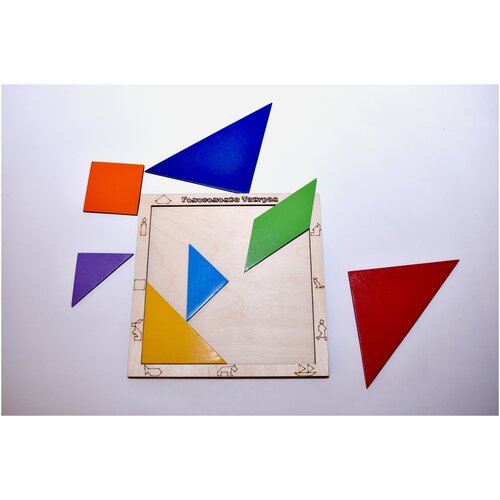 Развивающая деревянная головоломка 