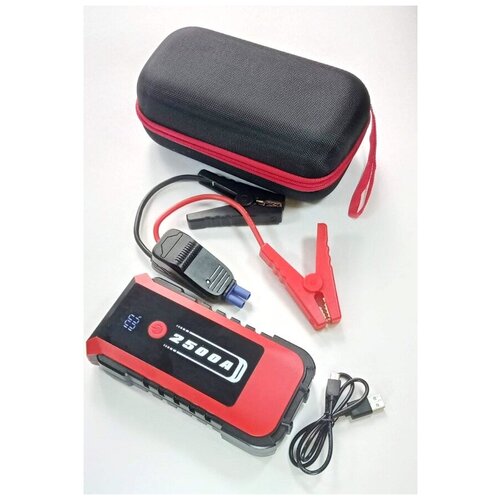 Портативное пусковое устройство Х6 емкостью 25800 mAh пиковый ток до 2500А для автомобиля 577200₽