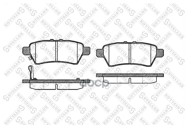 1199 001-Sx_=1188 01=Fdb1882 [44060eb325] ! Колодки Дисковые З Nissan Pathfinder 2.5d 05> Stellox арт. 1199001SX