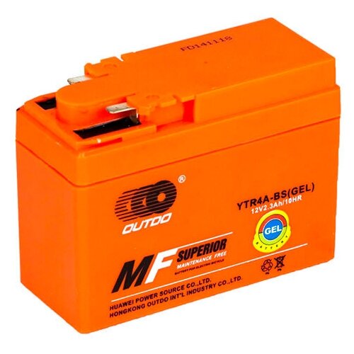 OUTDO Аккумулятор гелевый YTR4A-BS, Outdo