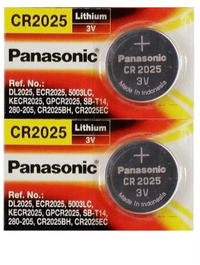 Батарейка cr2025 Panasonic 2шт