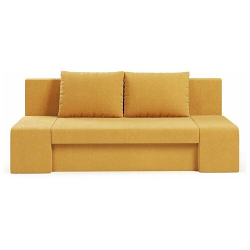 Диван-кровать Сан-Ремо, 209х80х91 см, механизм Еврокнижка, диван, ППУ, ящик для белья, без подлокотников, мягкая спинка, высокие ножки