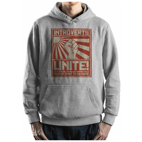 фото Худи dreamshirts studio, размер xxl, серый