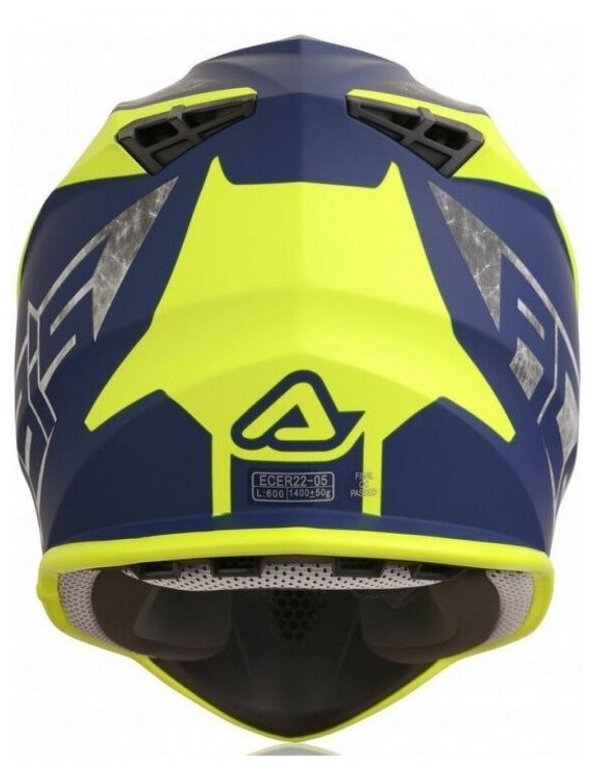 Кроссовый шлем ACERBIS Linear Yellow/Blue