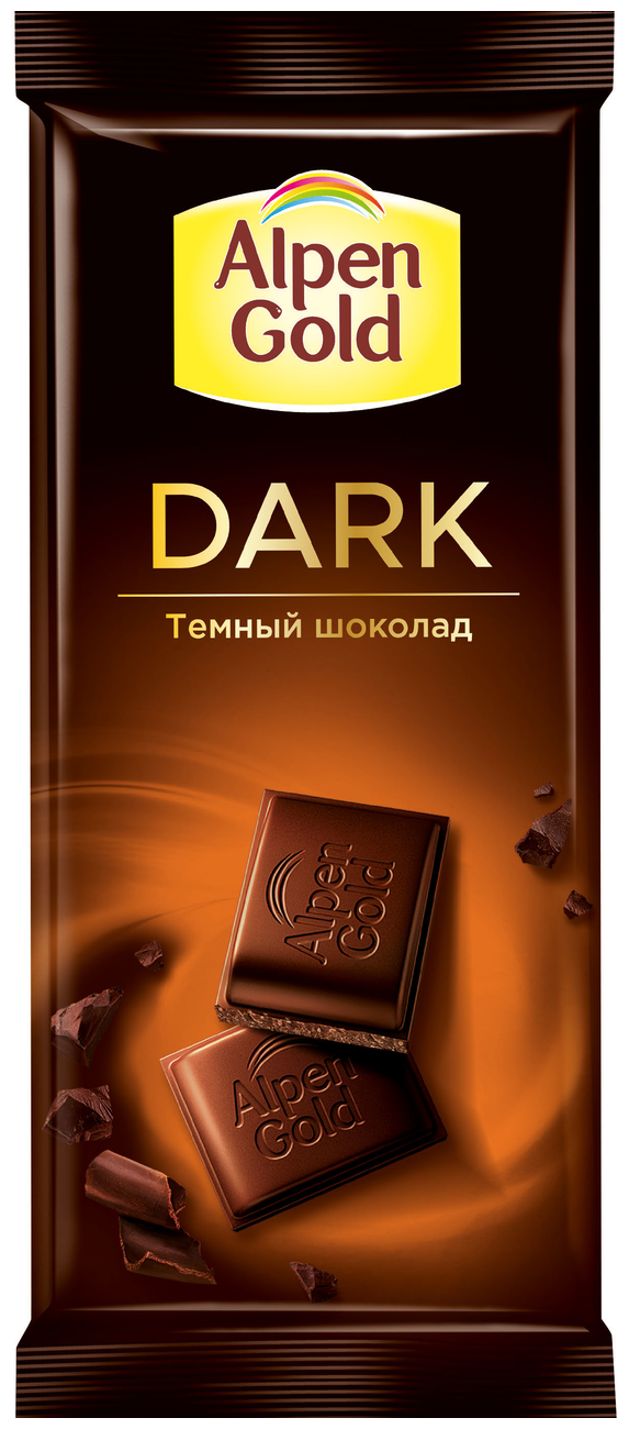 Шоколад Alpen Gold тёмный - фото №6