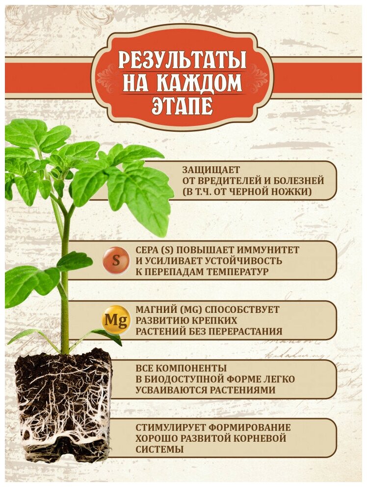 БИО-комплекс Биококтейль “Для рассады” 0,5л (серия ВитаминУС) - фотография № 6