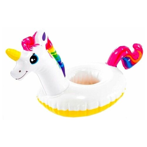 фото Надувной держатель для напитков intex единорог [57506] .