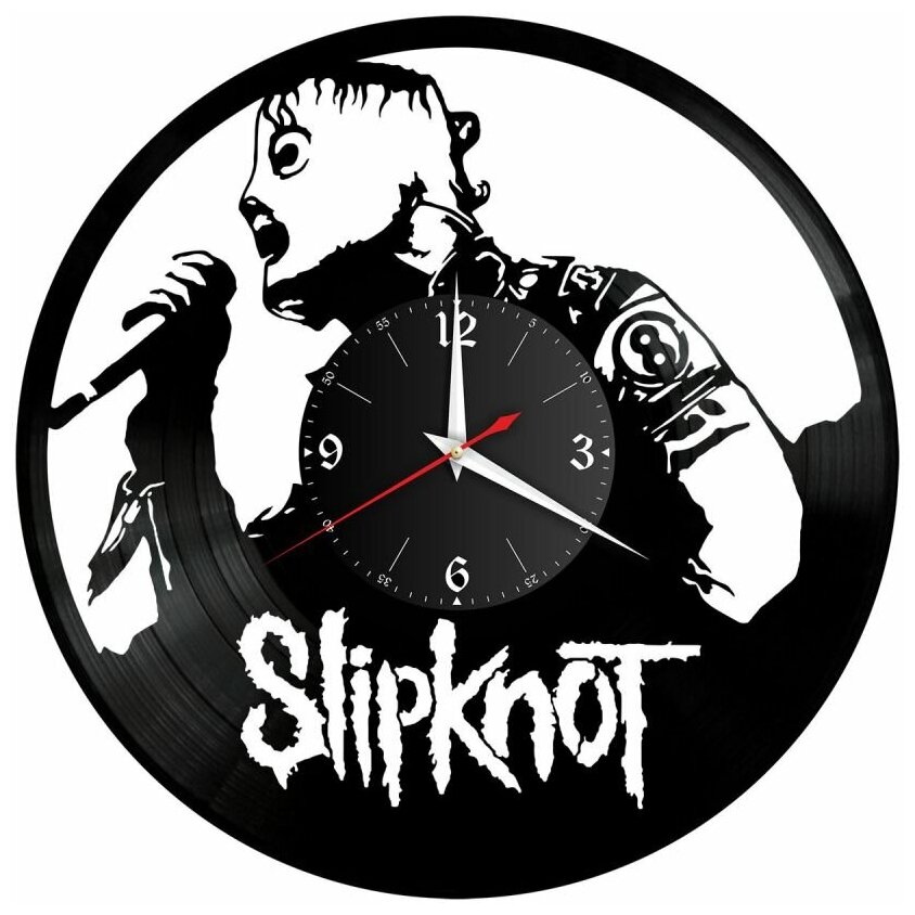 Часы из винила Redlaser "группа Slipknot, Слипкнот" VW-10164